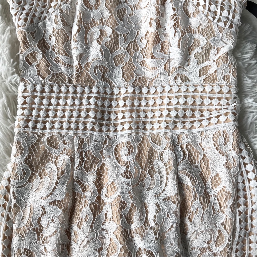 ❌Sold❌ NWT 🔥 PrettyLittleThing Lace Crochet Midi Dress🔥 - Picture 6 of 10